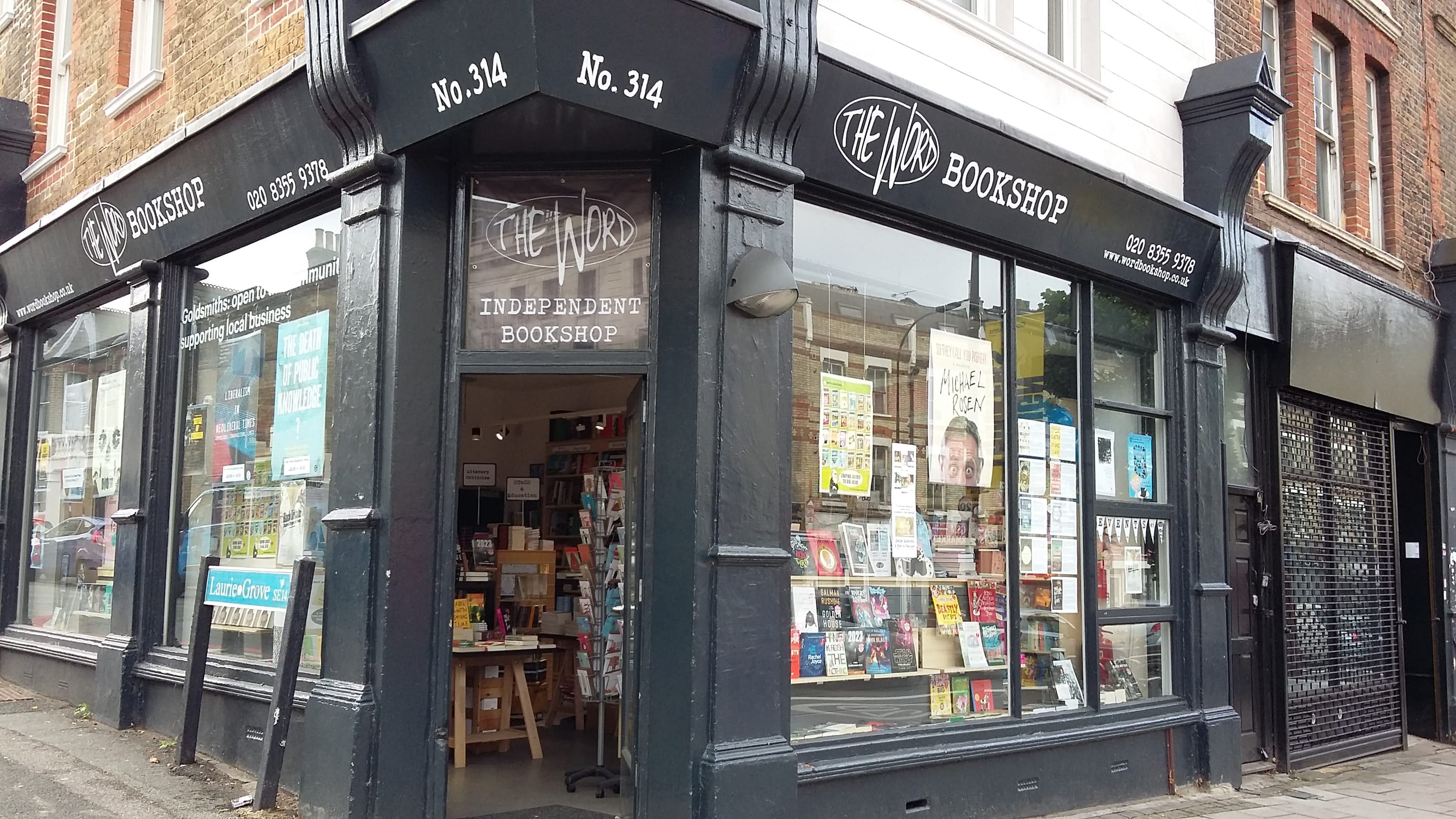 Independent Bookshop: The Word, New Cross SE14 6AF