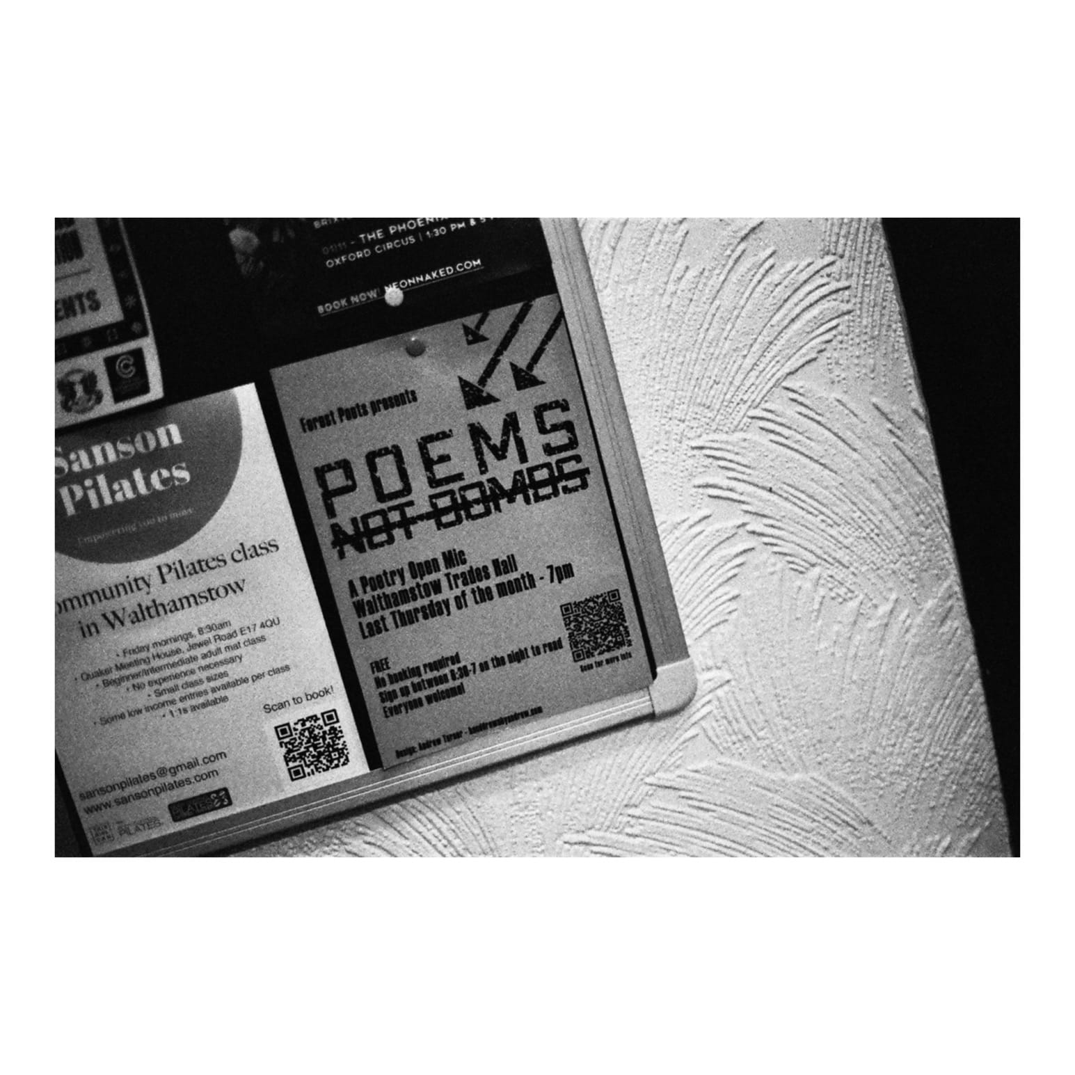 Mic Nightlife: Poems not Bombs, Walthamstow Trades Hall